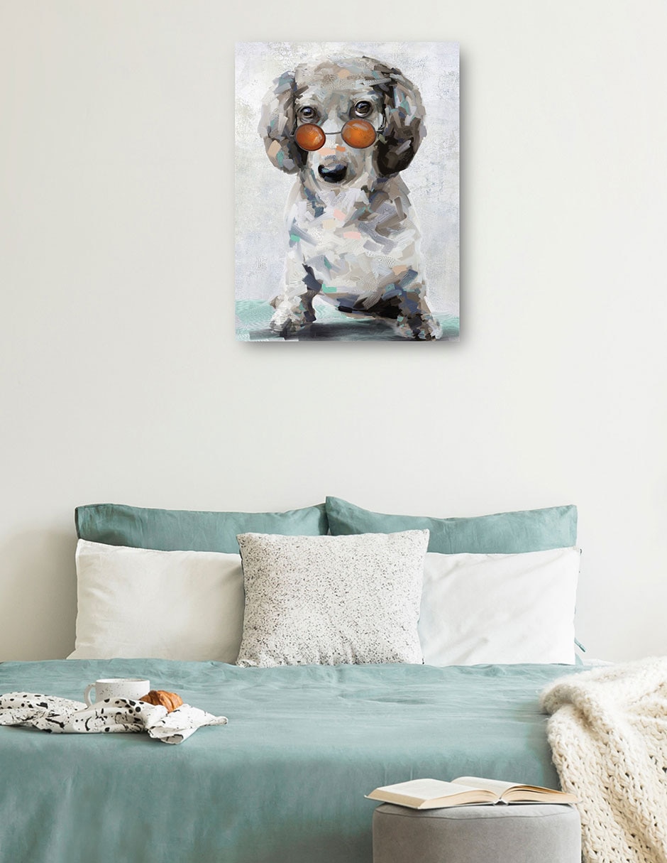 Cuadro decorativo técnica mixta Animales Domésticos 3