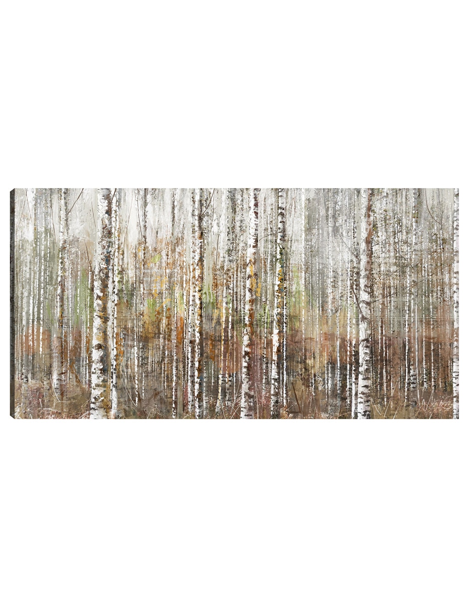 Cuadro decorativo técnica mixta Bosques