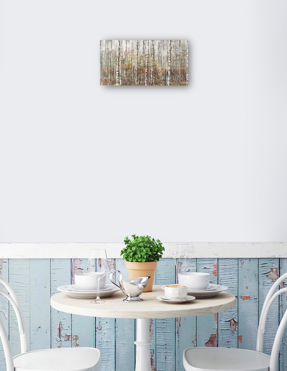 Cuadro decorativo técnica mixta Bosques 2