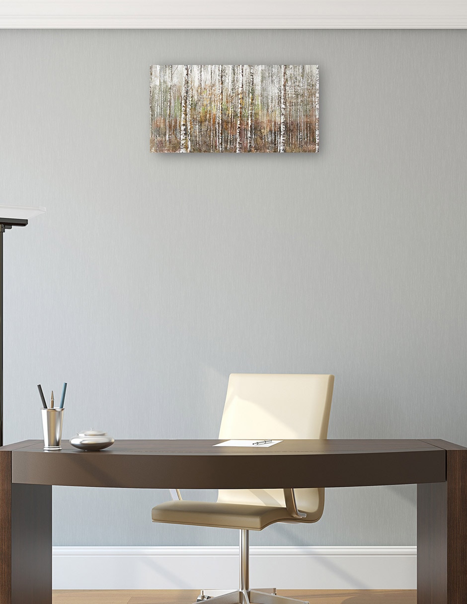 Cuadro decorativo técnica mixta Bosques 3