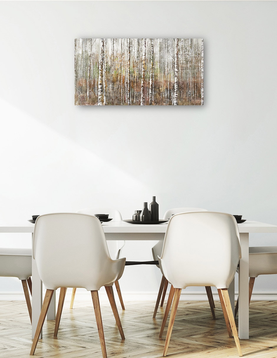 Cuadro decorativo técnica mixta Bosques 5