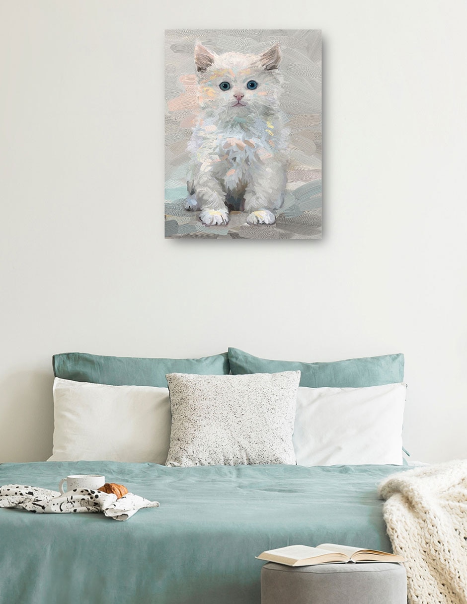 Cuadro decorativo técnica mixta Animales Domésticos 4