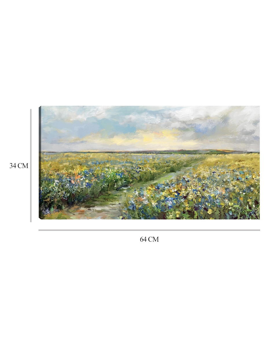 Cuadro decorativo técnica mixta Primavera 2