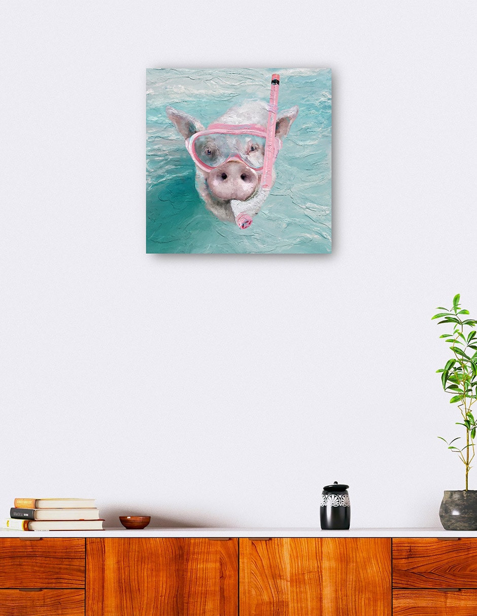 Cuadro decorativo técnica mixta Animales Domésticos 5