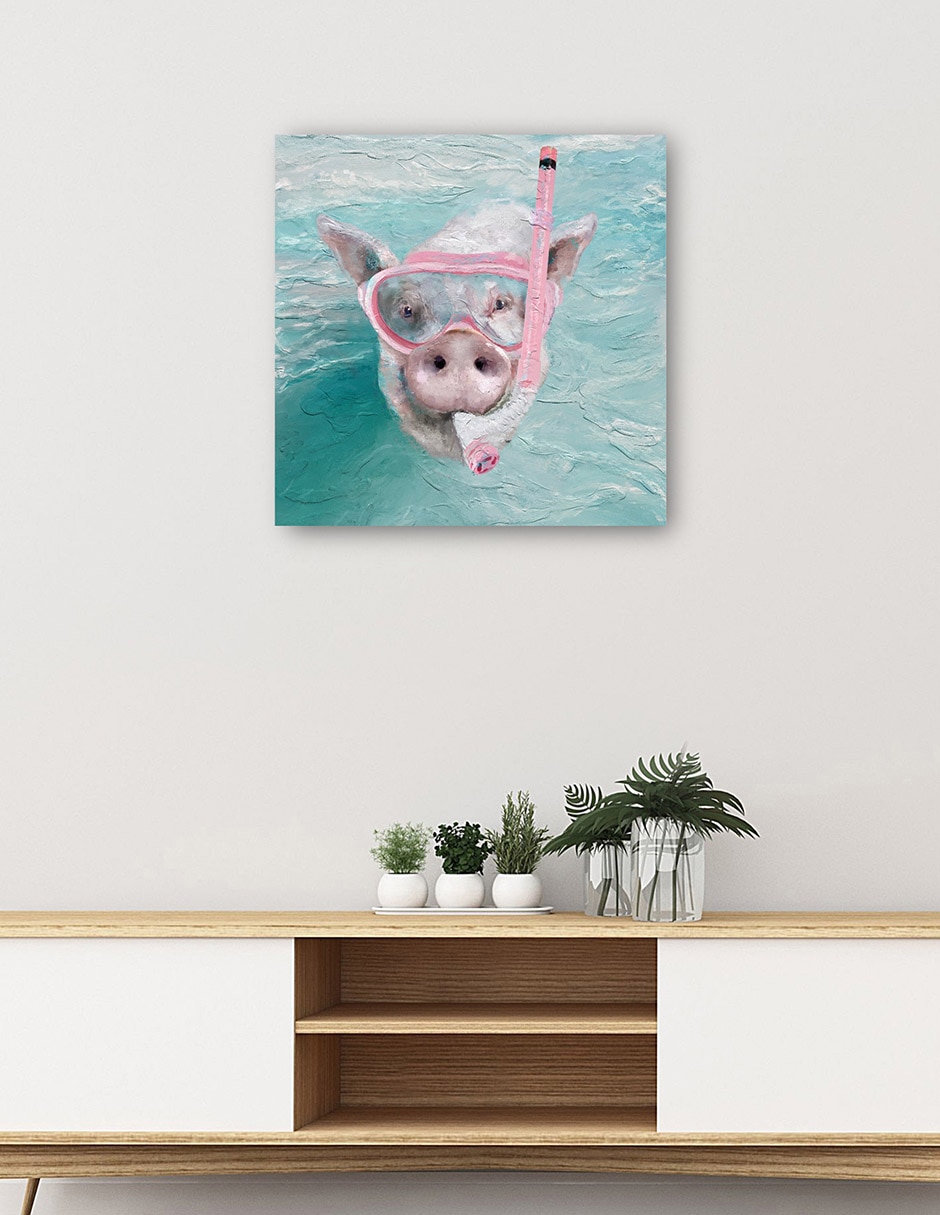 Cuadro decorativo técnica mixta Animales Domésticos 6