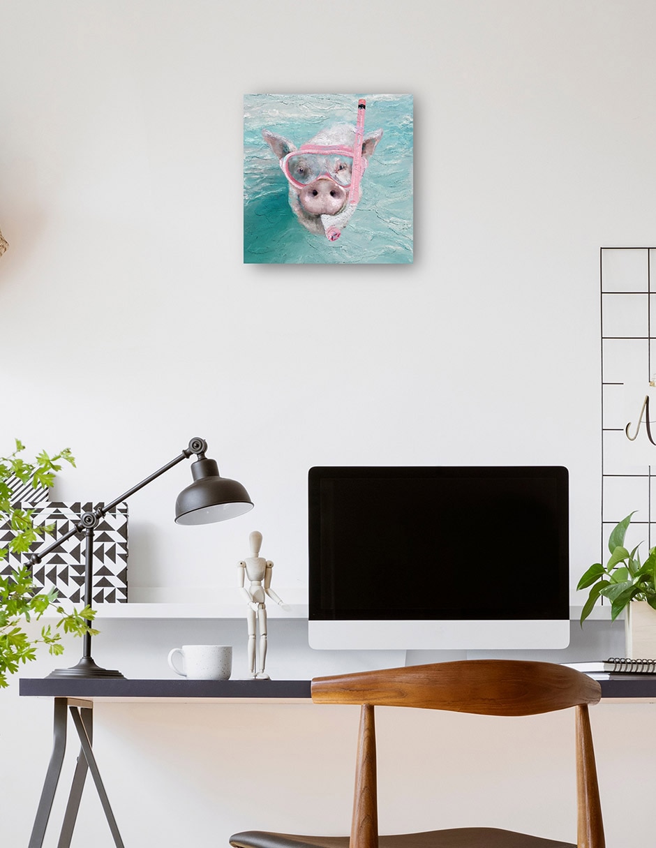 Cuadro decorativo técnica mixta Animales Domésticos 8