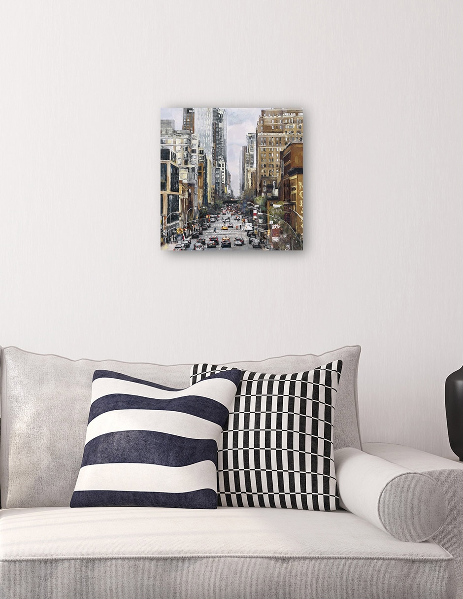 Cuadro decorativo técnica mixta Edificios 6
