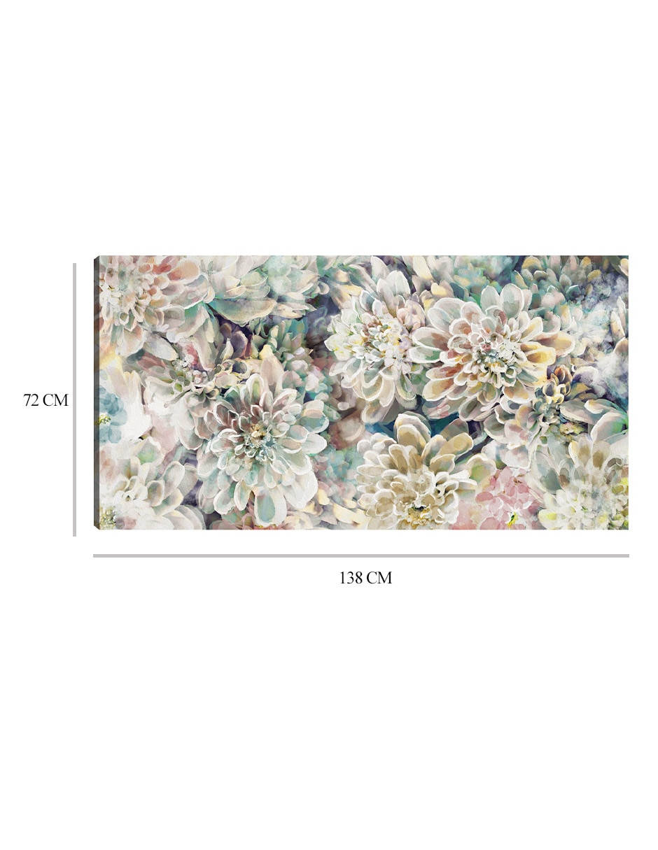 Cuadro decorativo técnica mixta Floración 2