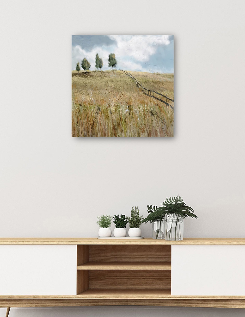 Cuadro decorativo técnica mixta Caminos 5