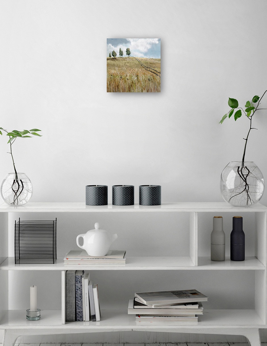 Cuadro decorativo técnica mixta Caminos 8