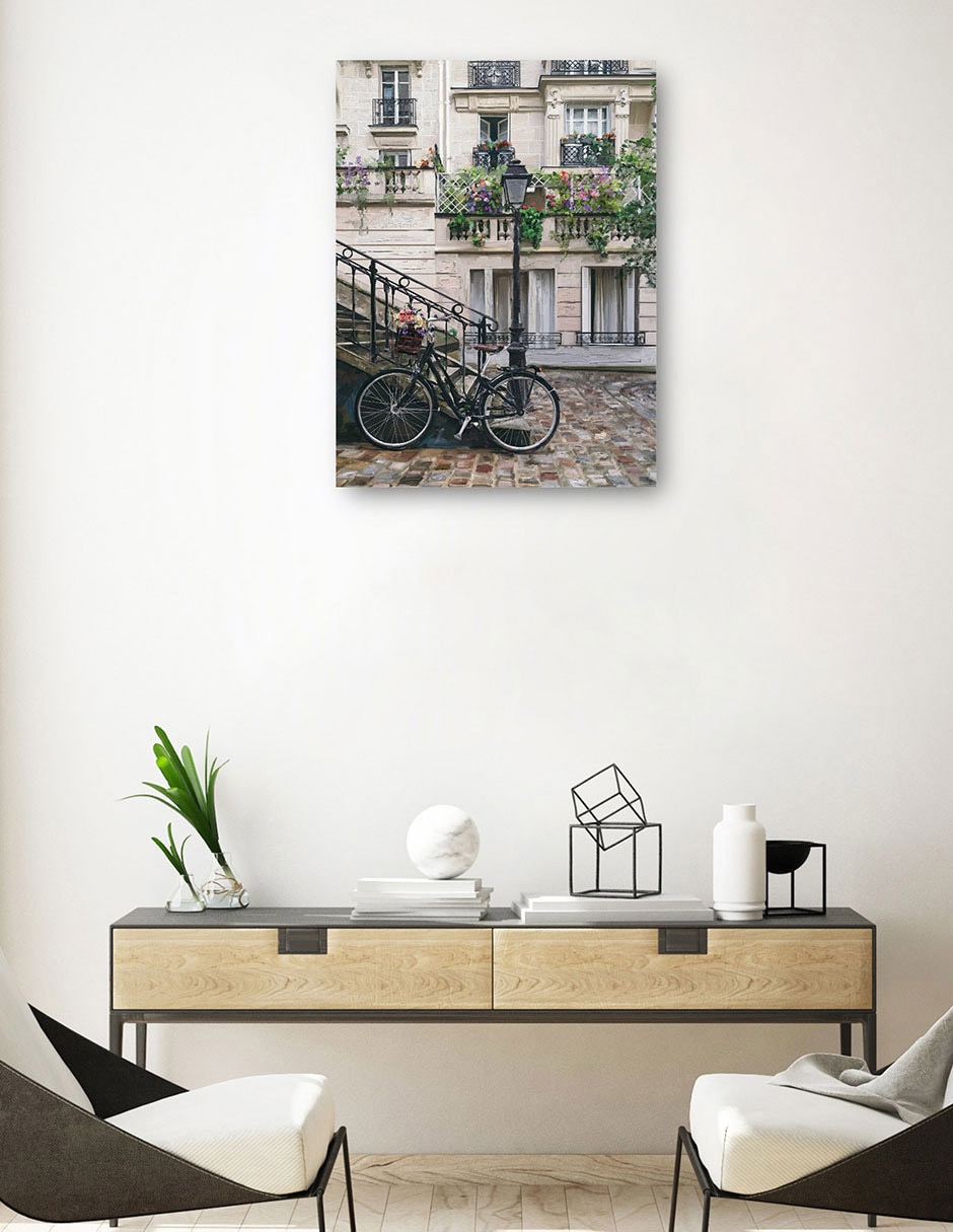 Cuadro decorativo técnica mixta Lugares 7