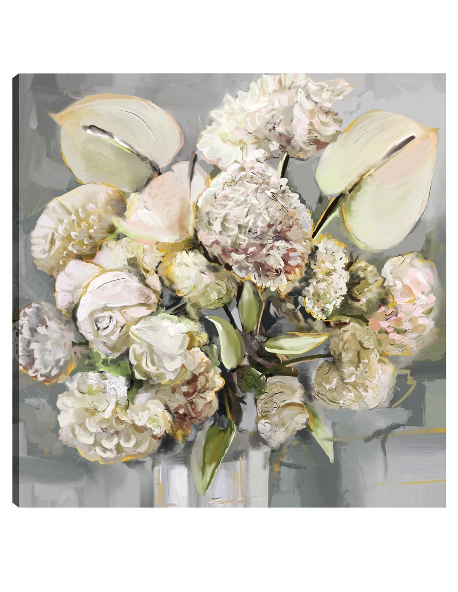 Cuadro decorativo técnica mixta Arreglo Floral Cuadro decorativo técnica mixta Arreglo Floral