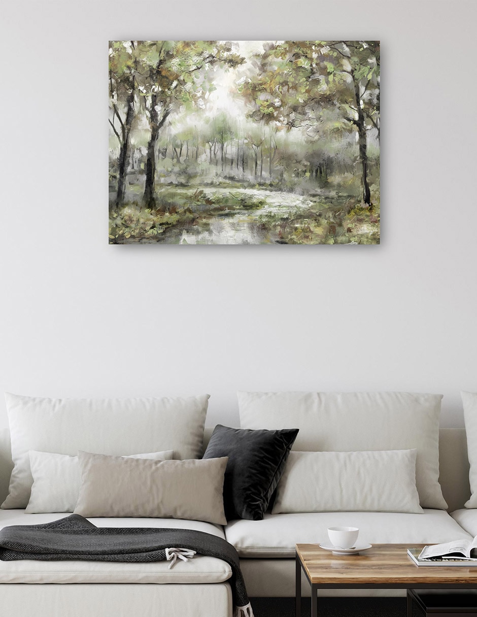 Cuadro decorativo técnica mixta Ríos 5