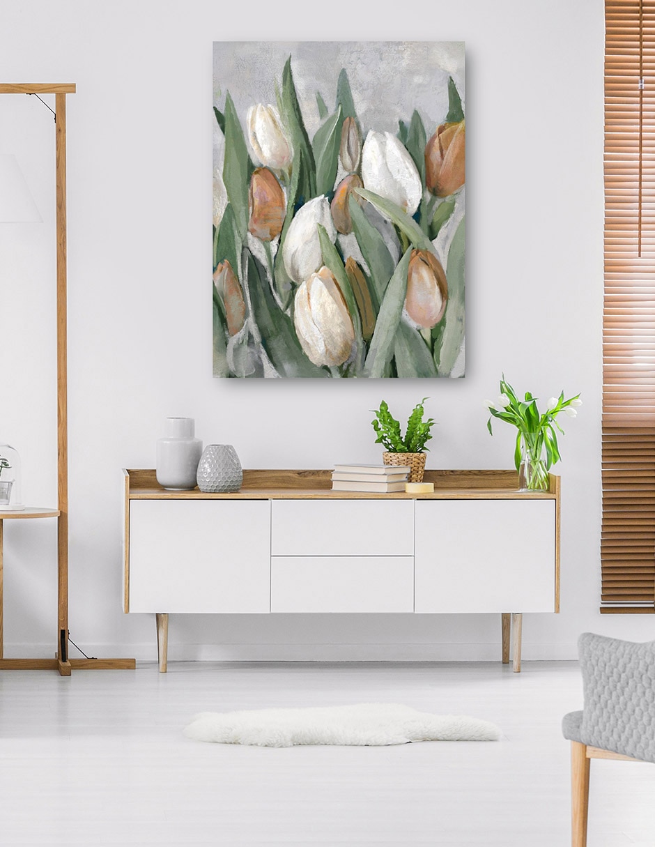 Cuadro decorativo técnica mixta Primavera 4
