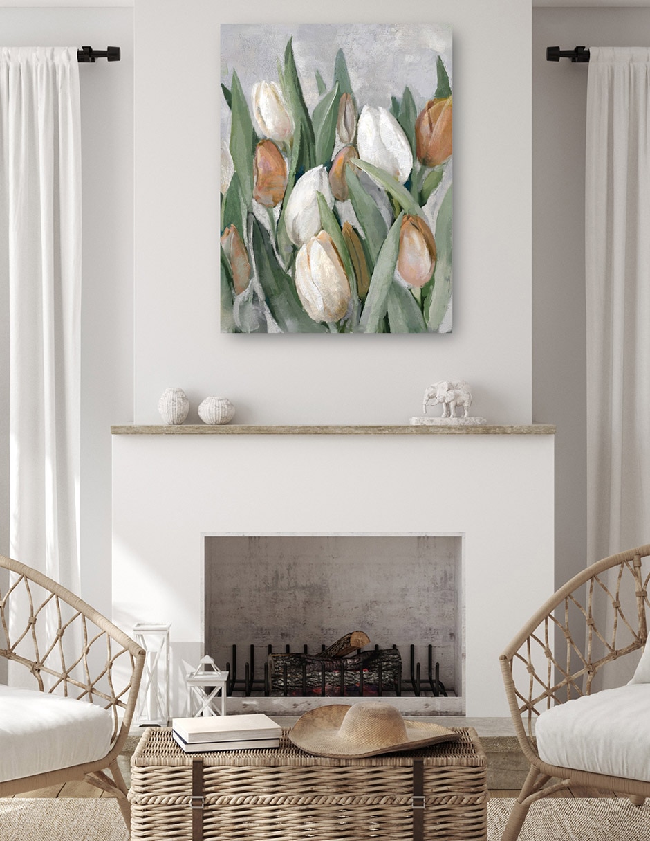 Cuadro decorativo técnica mixta Primavera 6
