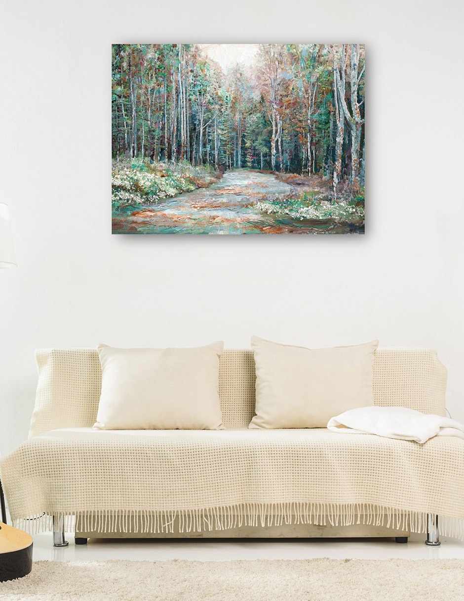 Cuadro decorativo técnica mixta Caminos 4