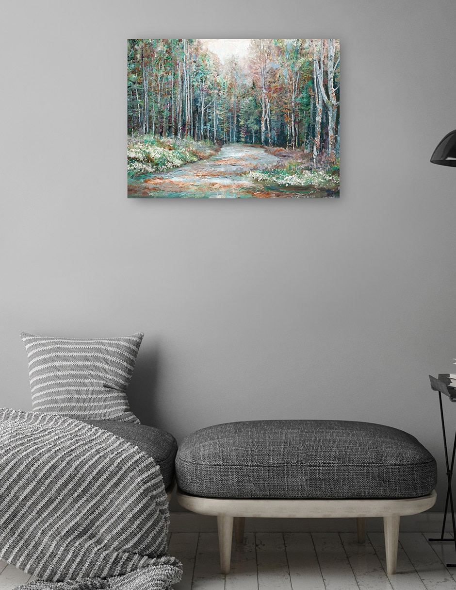 Cuadro decorativo técnica mixta Caminos 6