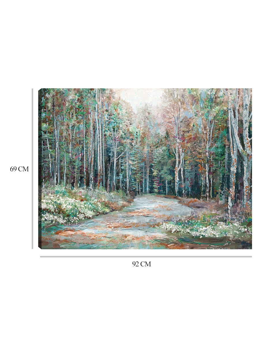 Cuadro decorativo técnica mixta Caminos 2