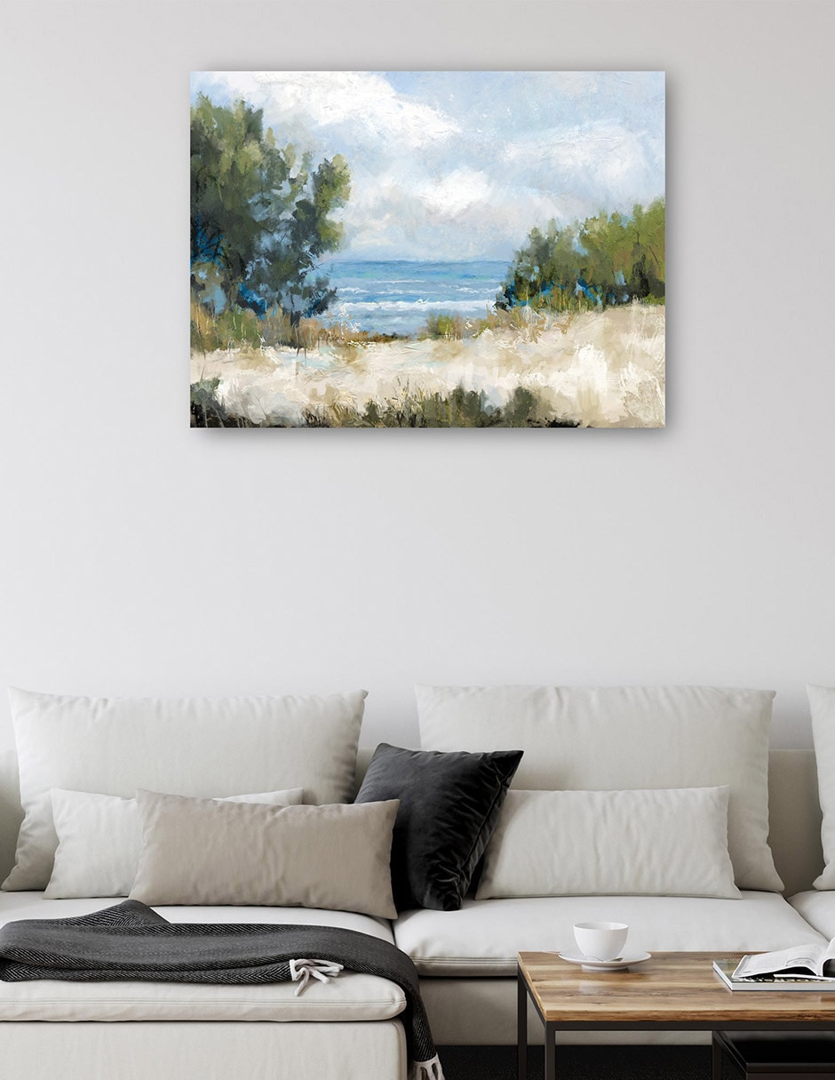 Cuadro decorativo técnica mixta Playas 5