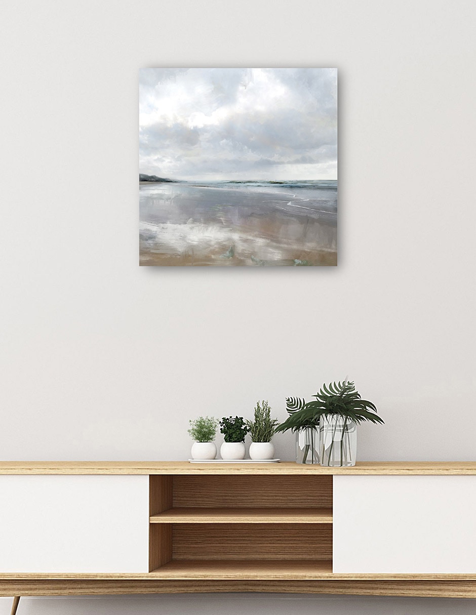 Cuadro decorativo técnica mixta Playas 5