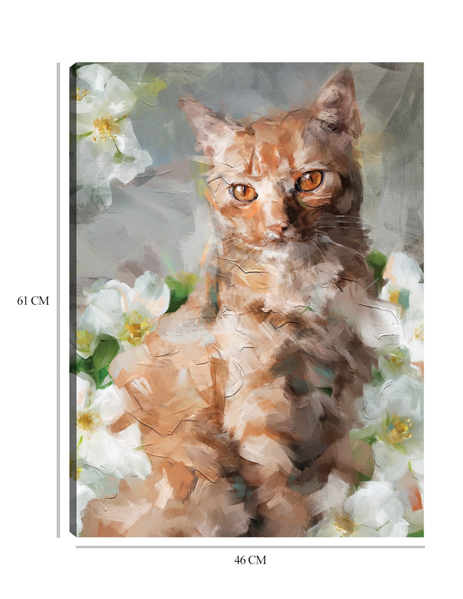Cuadro decorativo técnica mixta Animales Domésticos 2