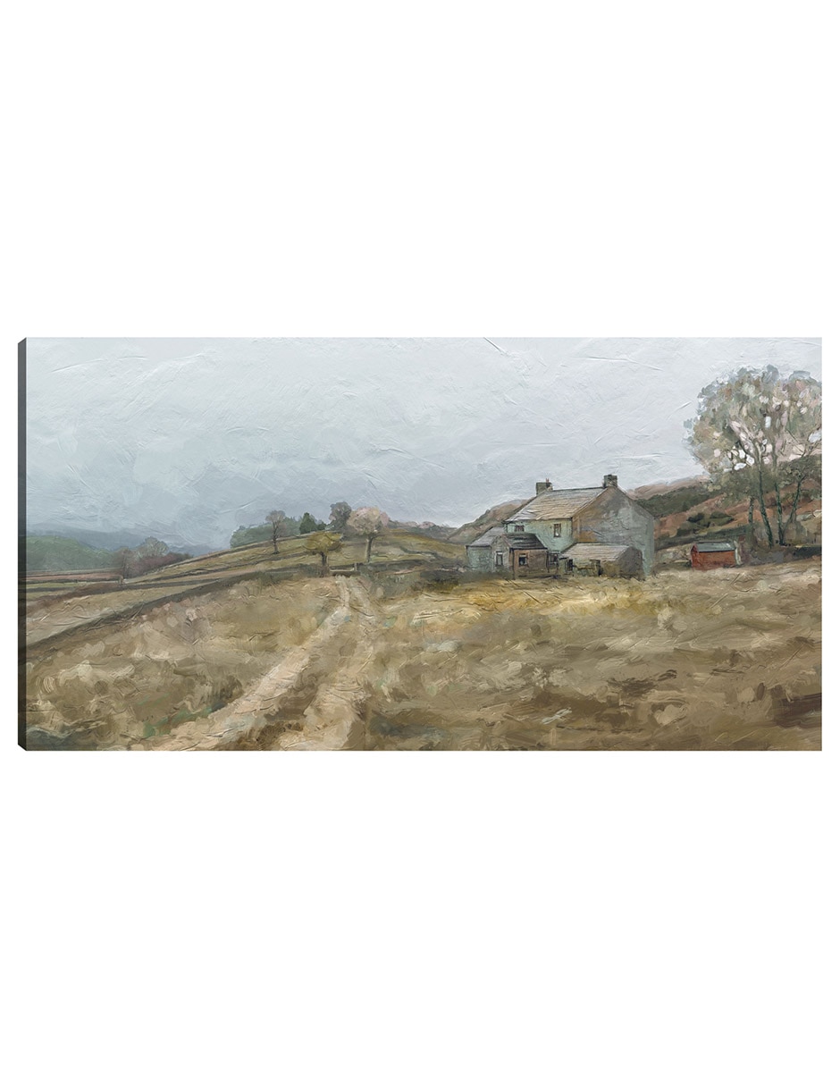 Cuadro decorativo técnica mixta Caminos