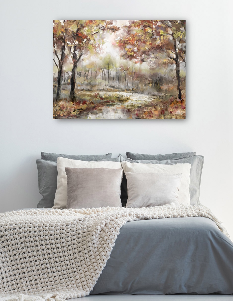 Cuadro decorativo técnica mixta Ríos 5