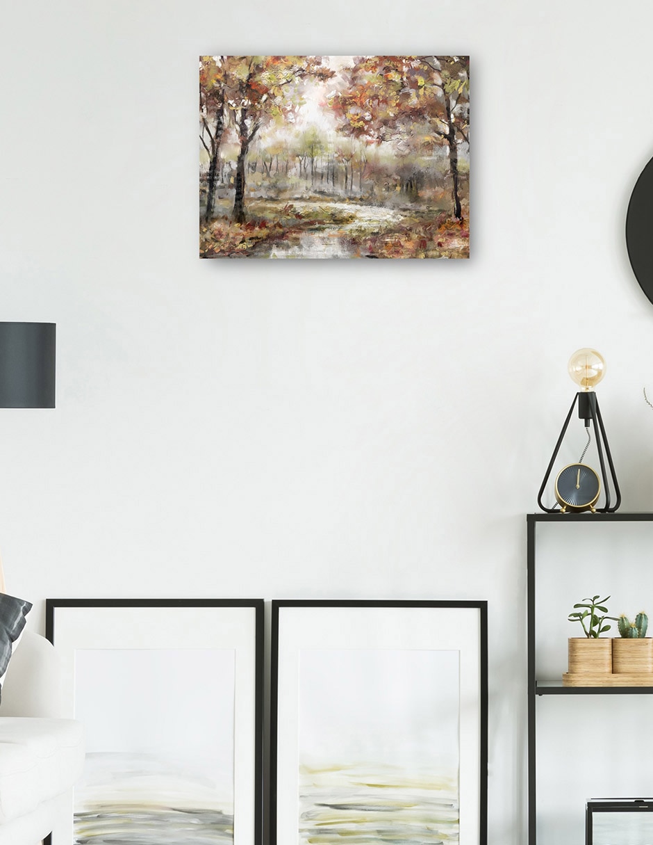 Cuadro decorativo técnica mixta Ríos 7