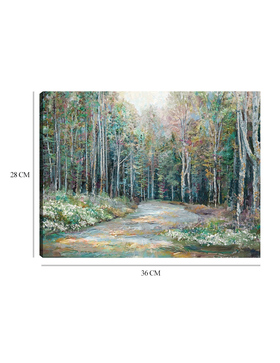 Cuadro decorativo técnica mixta Primavera 9