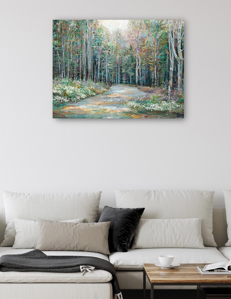 Cuadro decorativo técnica mixta Primavera 5