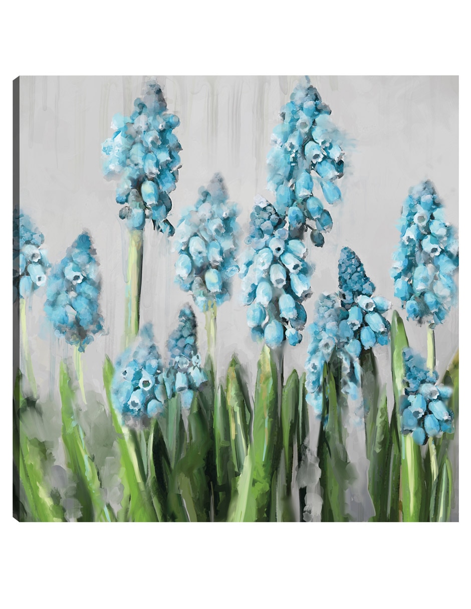 Cuadro decorativo técnica mixta Floración
