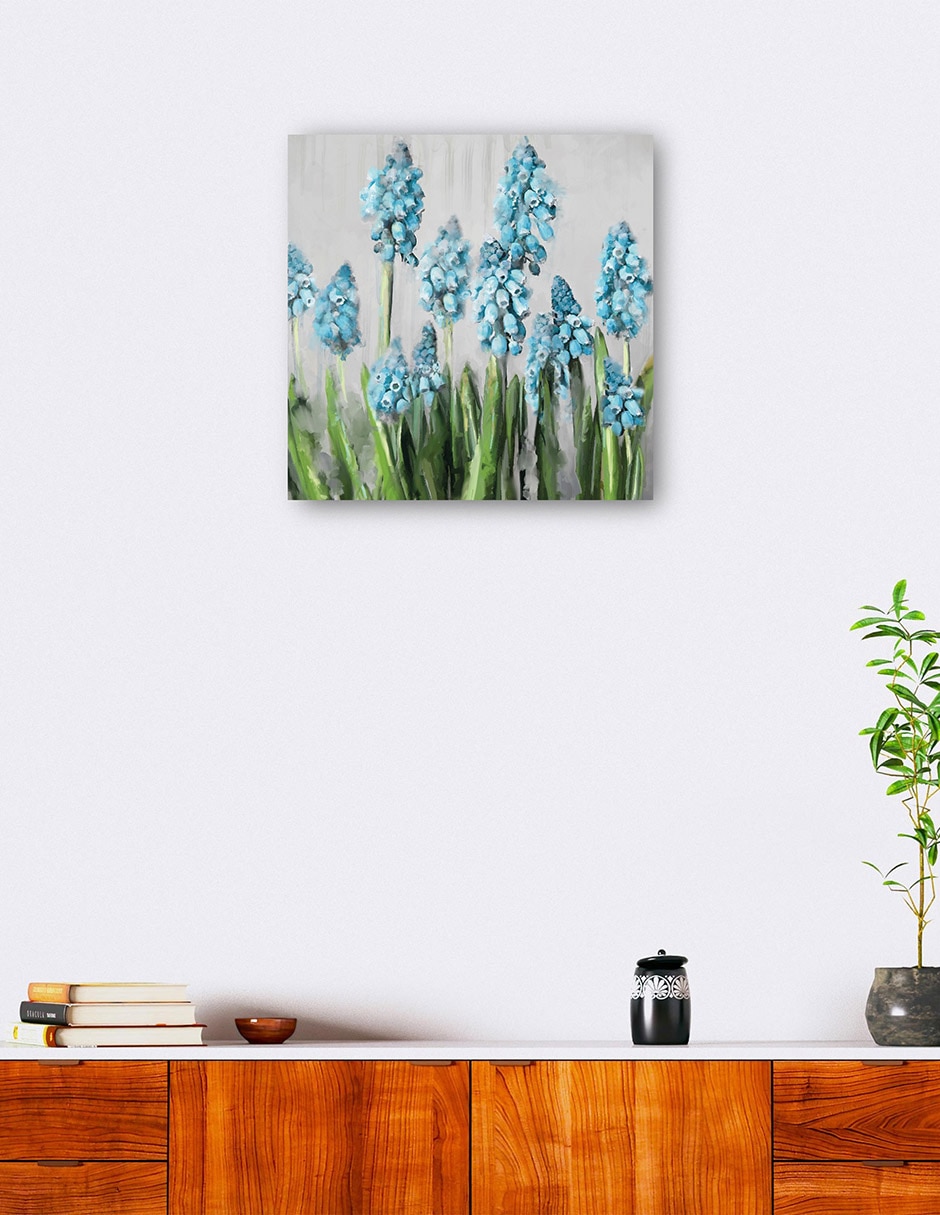 Cuadro decorativo técnica mixta Floración 4