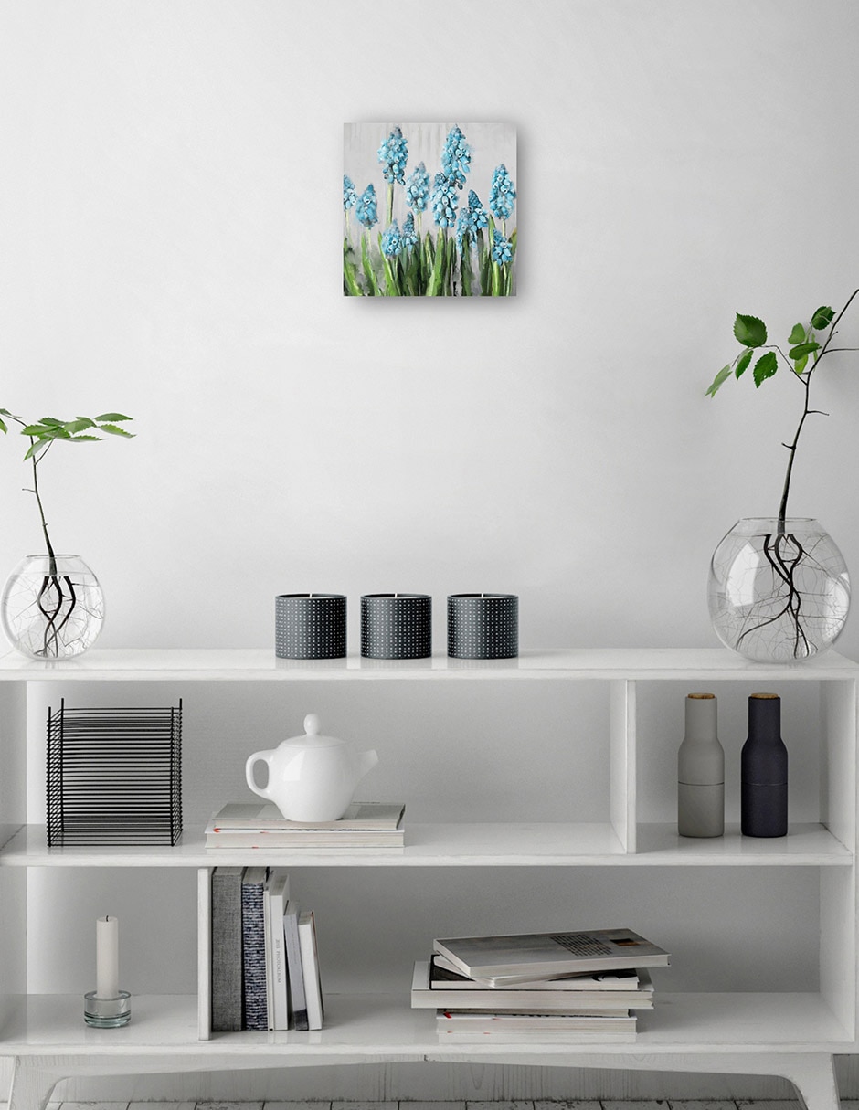 Cuadro decorativo técnica mixta Floración 8