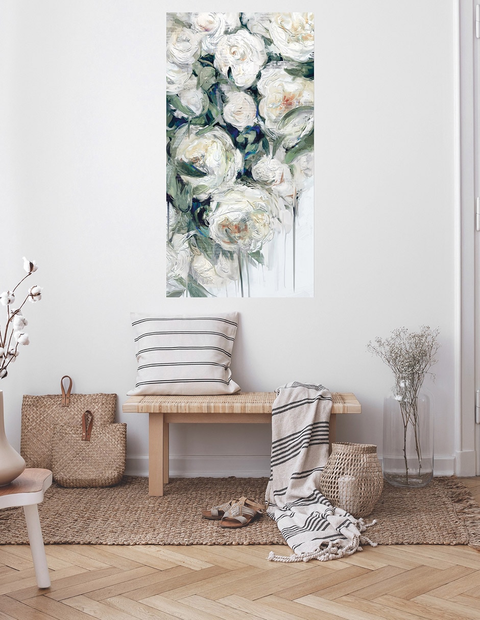 Cuadro decorativo técnica mixta Arreglo Floral 5