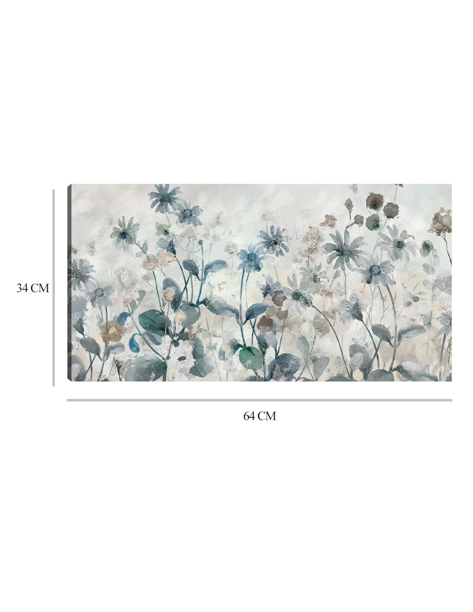 Cuadro decorativo técnica mixta Primavera 9
