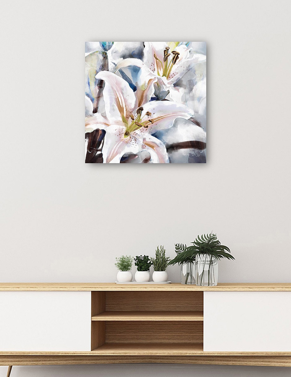 Cuadro decorativo técnica mixta Floración 5