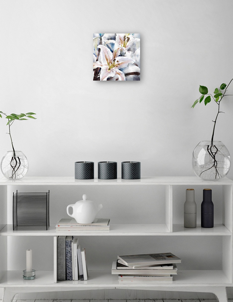 Cuadro decorativo técnica mixta Floración 8