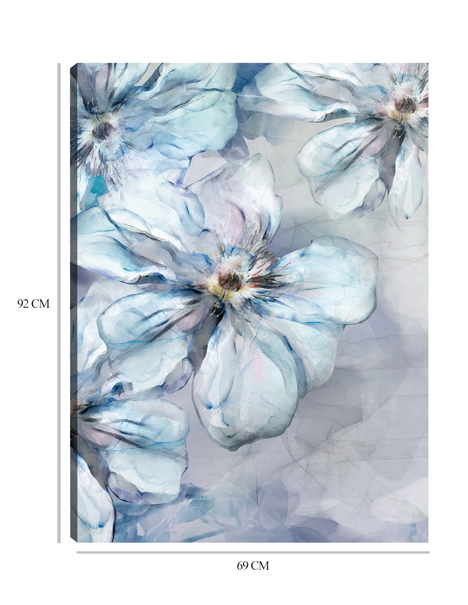 Cuadro decorativo técnica mixta Floración 3