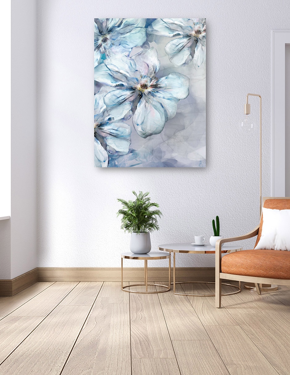 Cuadro decorativo técnica mixta Floración 4