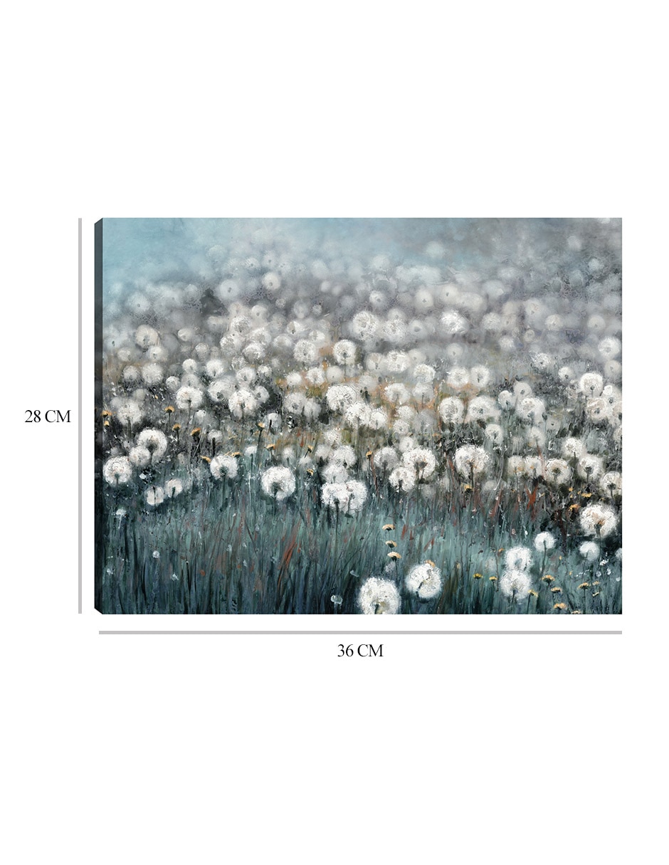 Cuadro decorativo técnica mixta Floración 2