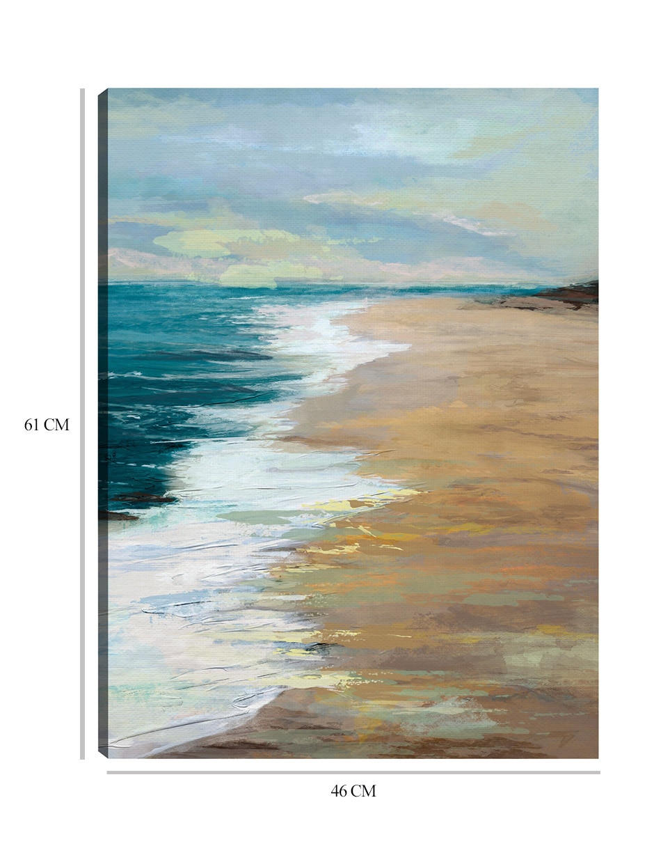Cuadro decorativo técnica mixta Playas 3