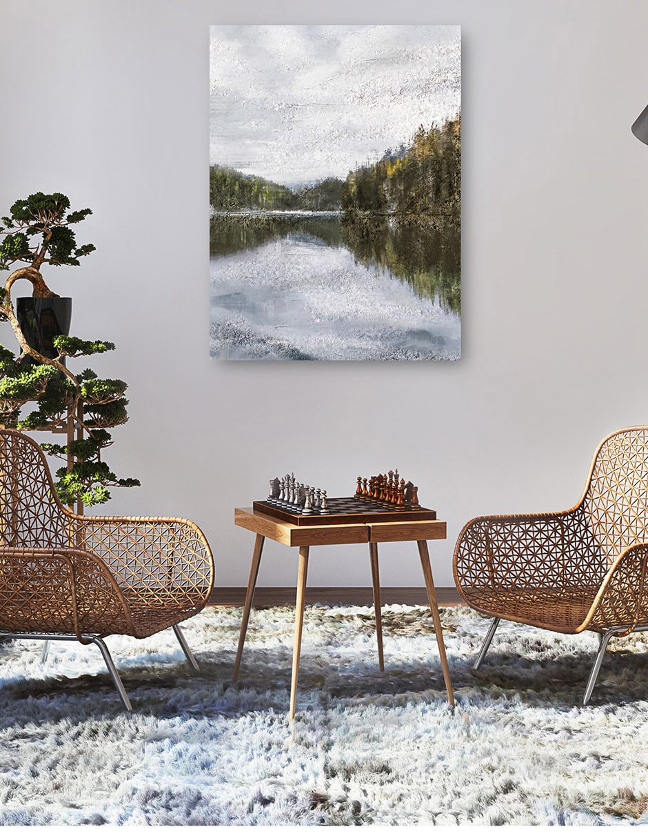 Cuadro decorativo técnica mixta Lagos 4