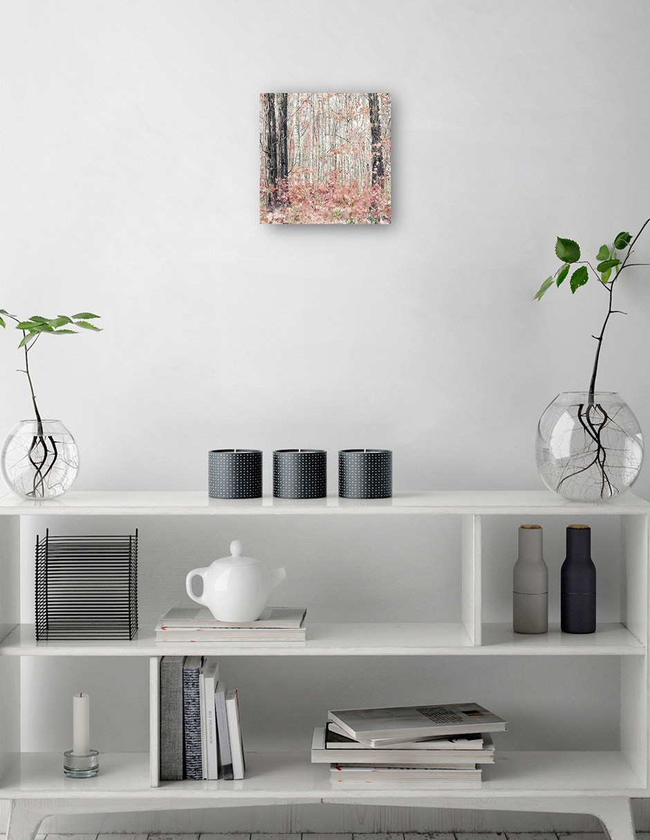 Cuadro decorativo técnica mixta Bosques 2