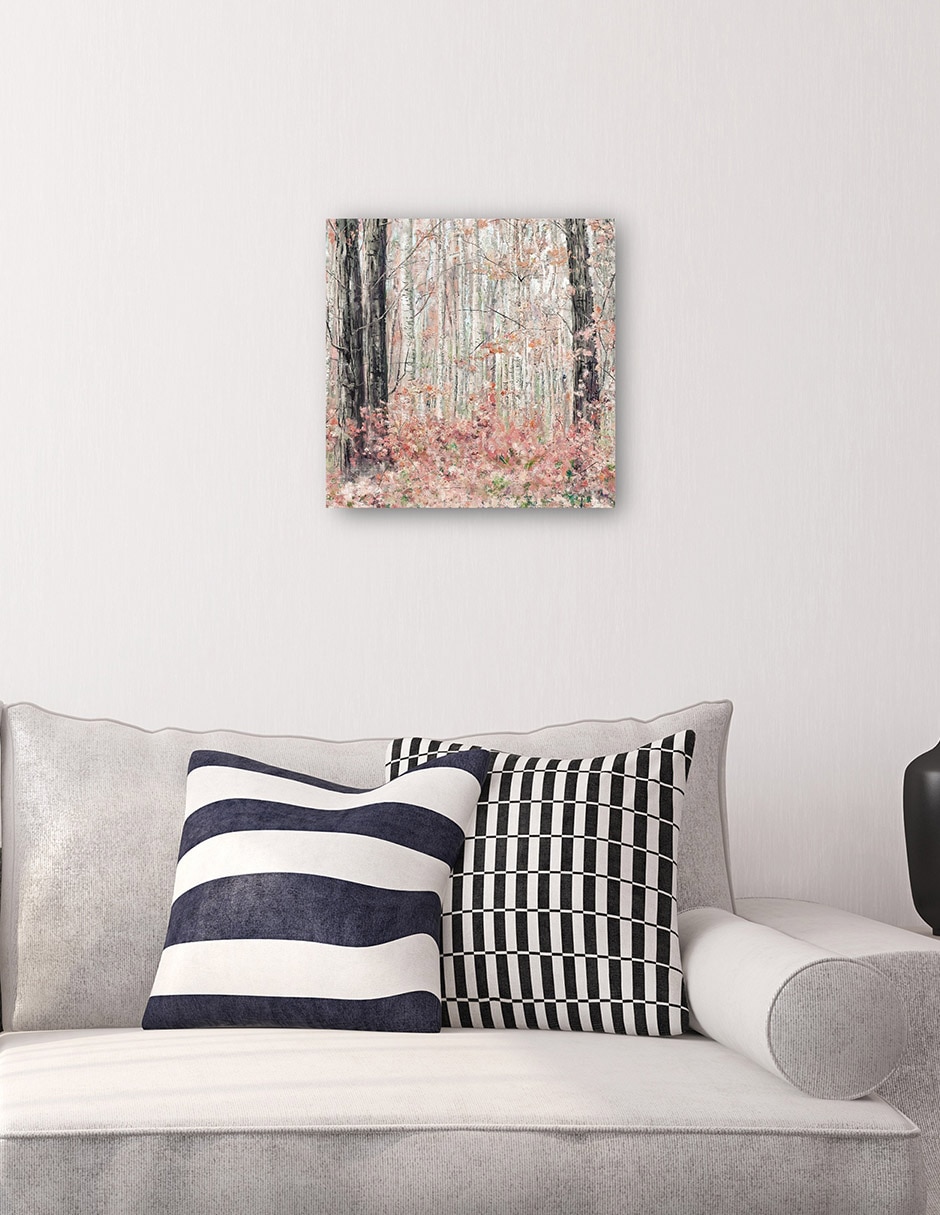 Cuadro decorativo técnica mixta Bosques 4