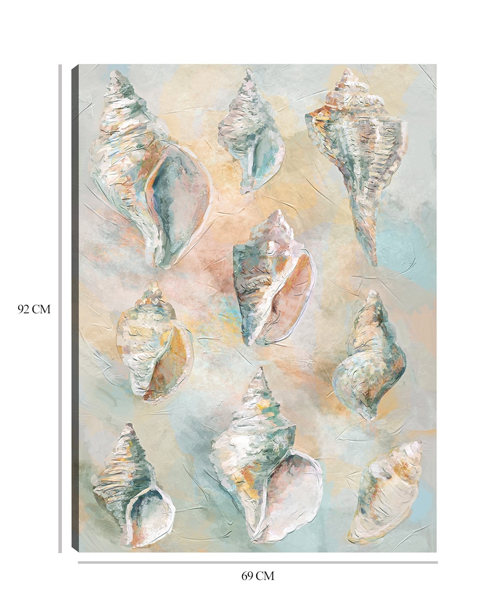 Cuadro decorativo técnica mixta Animales Marinos 2