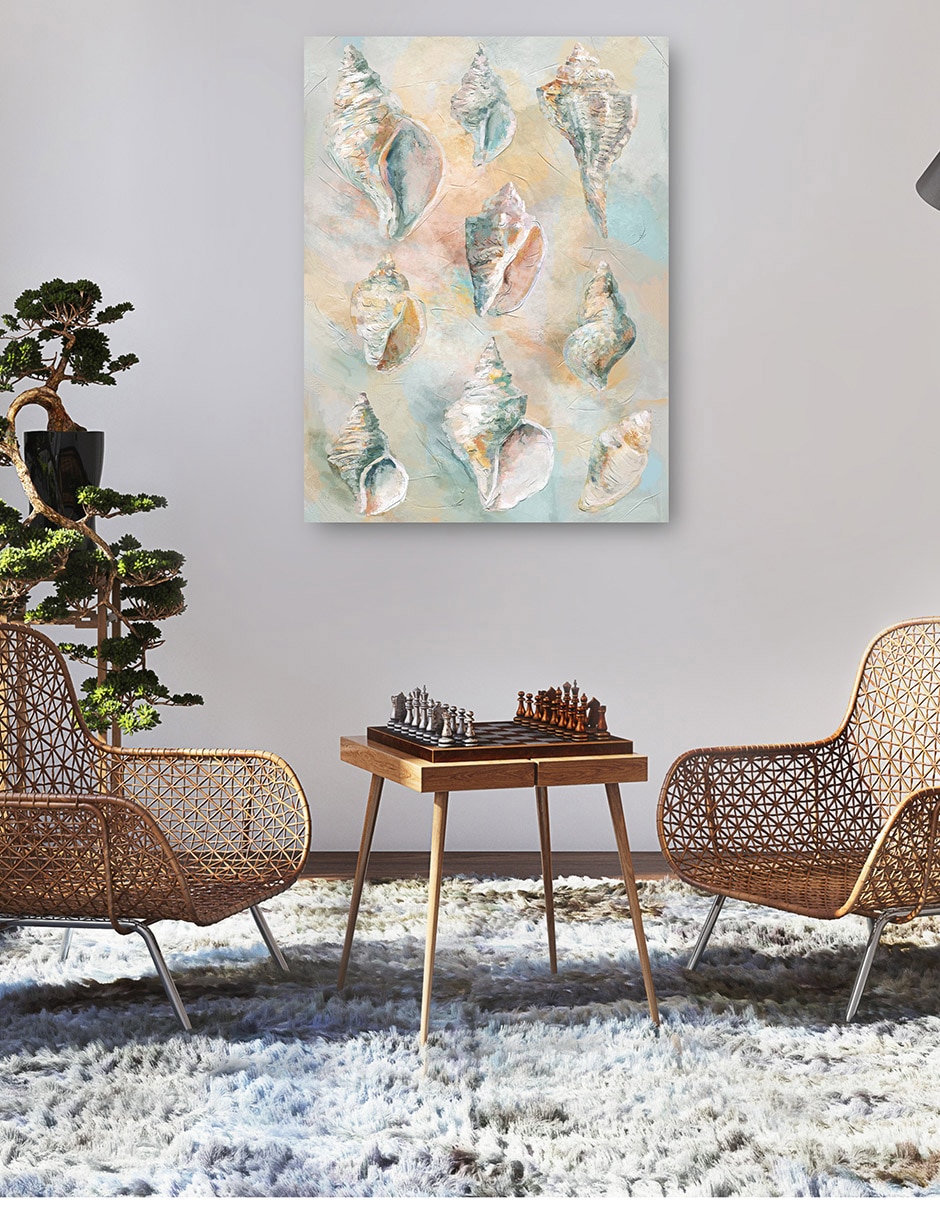 Cuadro decorativo técnica mixta Animales Marinos 5