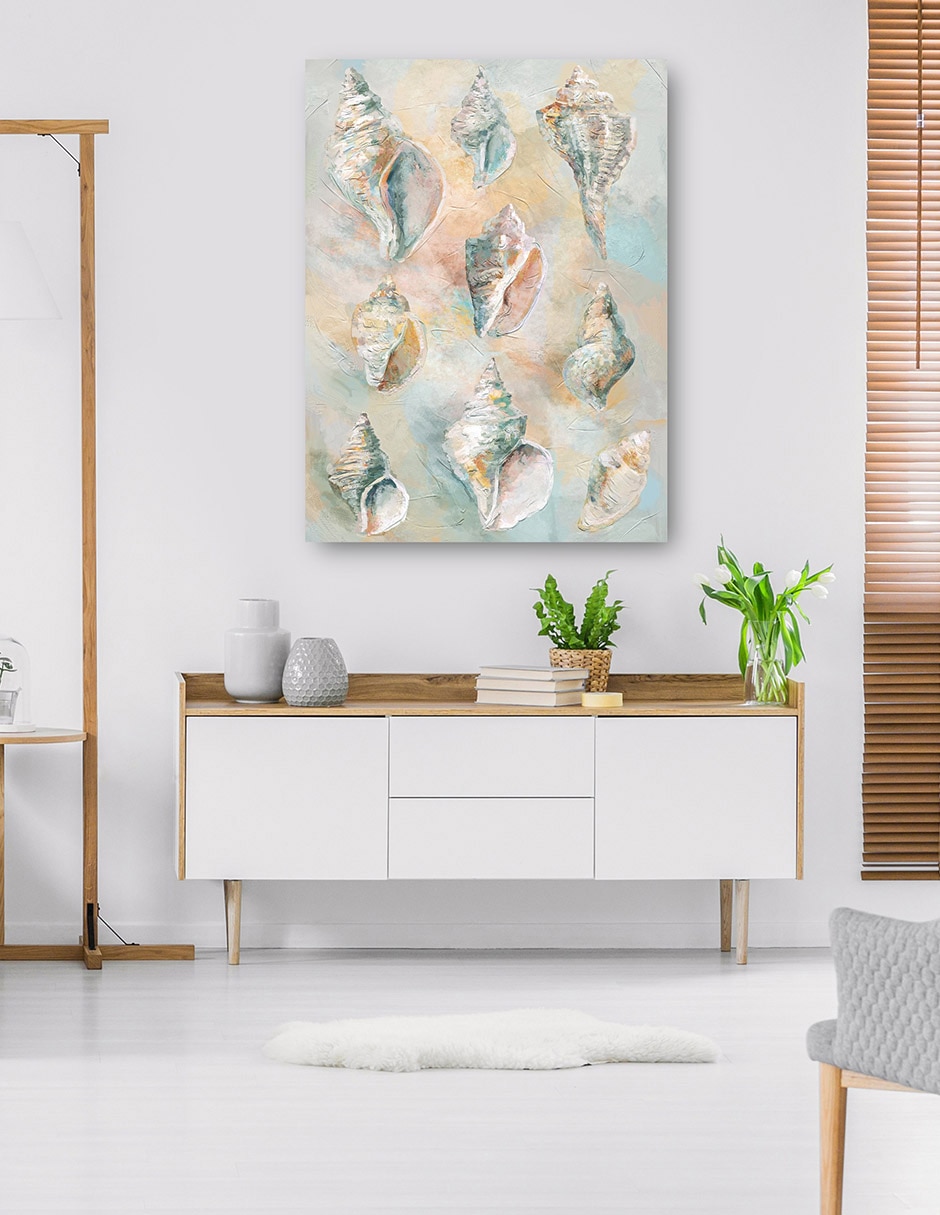 Cuadro decorativo técnica mixta Animales Marinos 6