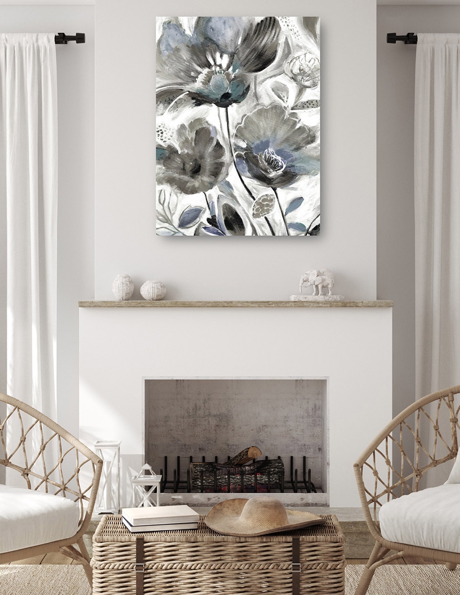 Cuadro decorativo técnica mixta Floración 4