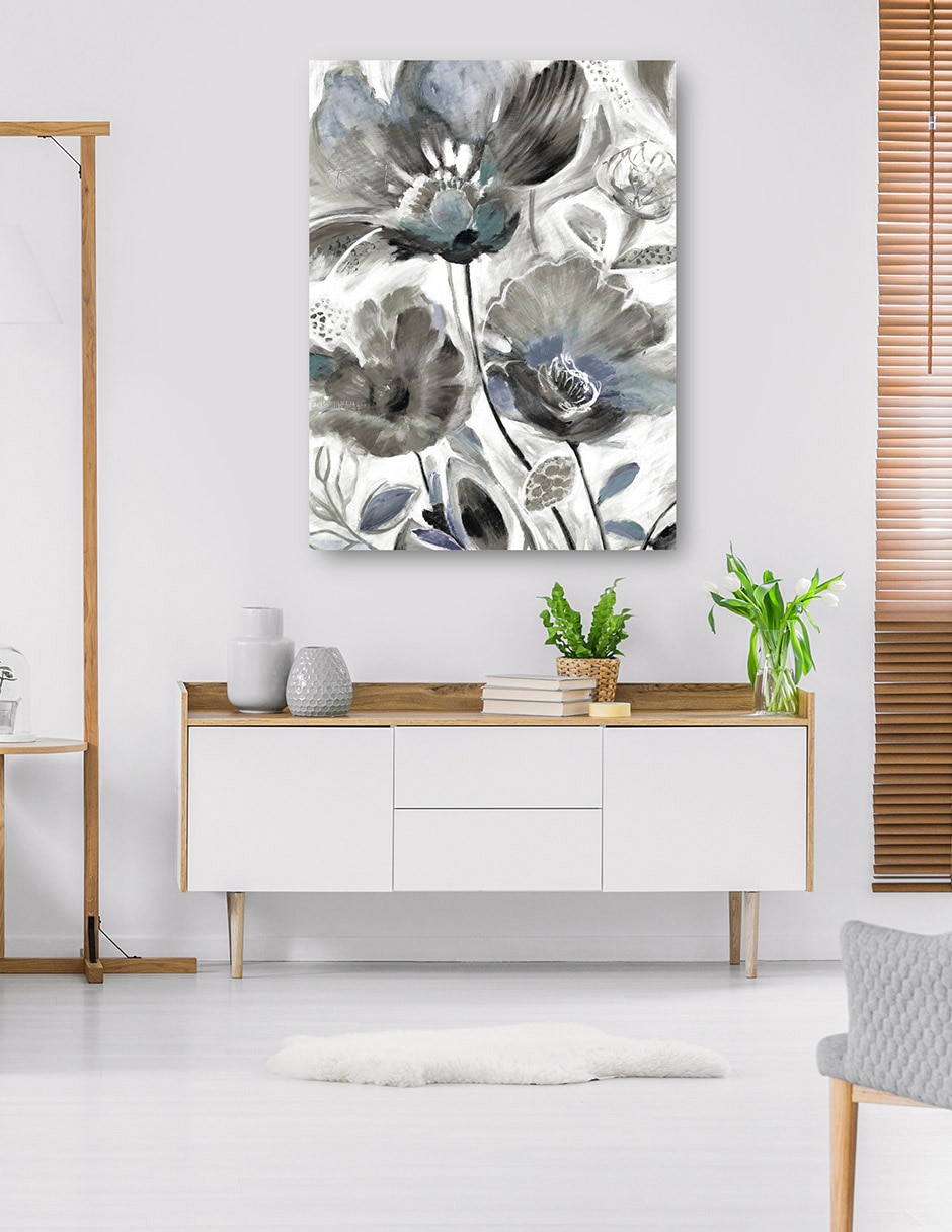 Cuadro decorativo técnica mixta Floración 6