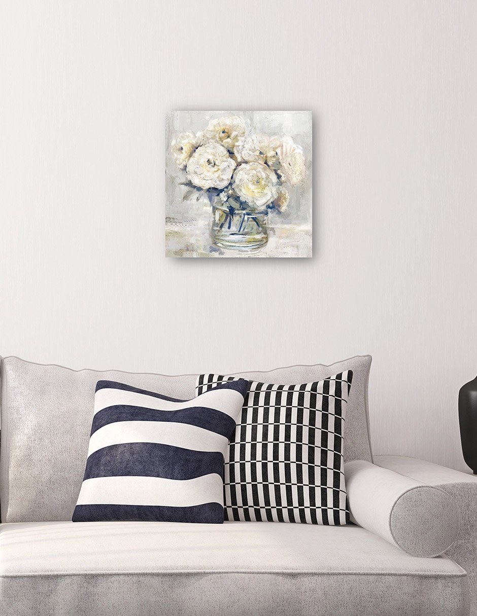 Cuadro decorativo técnica mixta Floreros 4